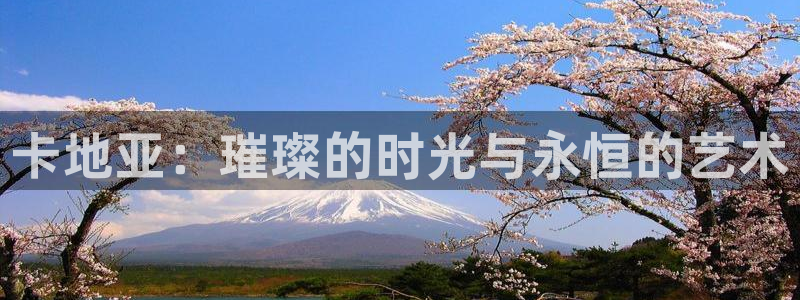 众东腾娱乐客服：卡地亚：璀璨的时光与永恒的艺术